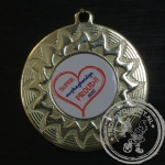 Super verpleegkundige PROUD Medaille goud met gravering of label